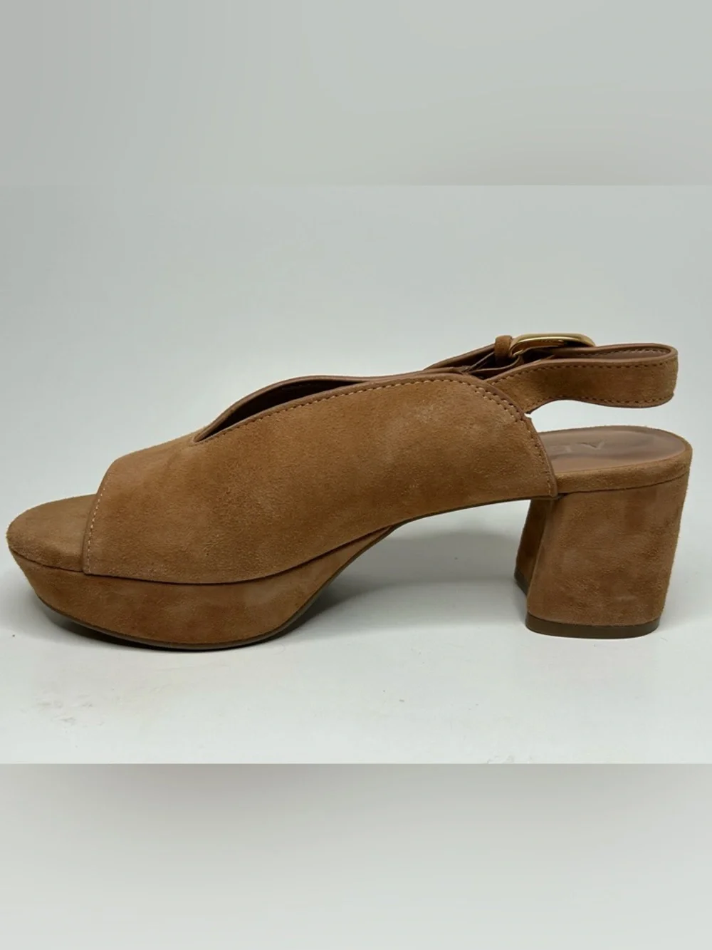 Aerosols Cornelia Slingback Open Toe Platform Sandal Heel Size 8